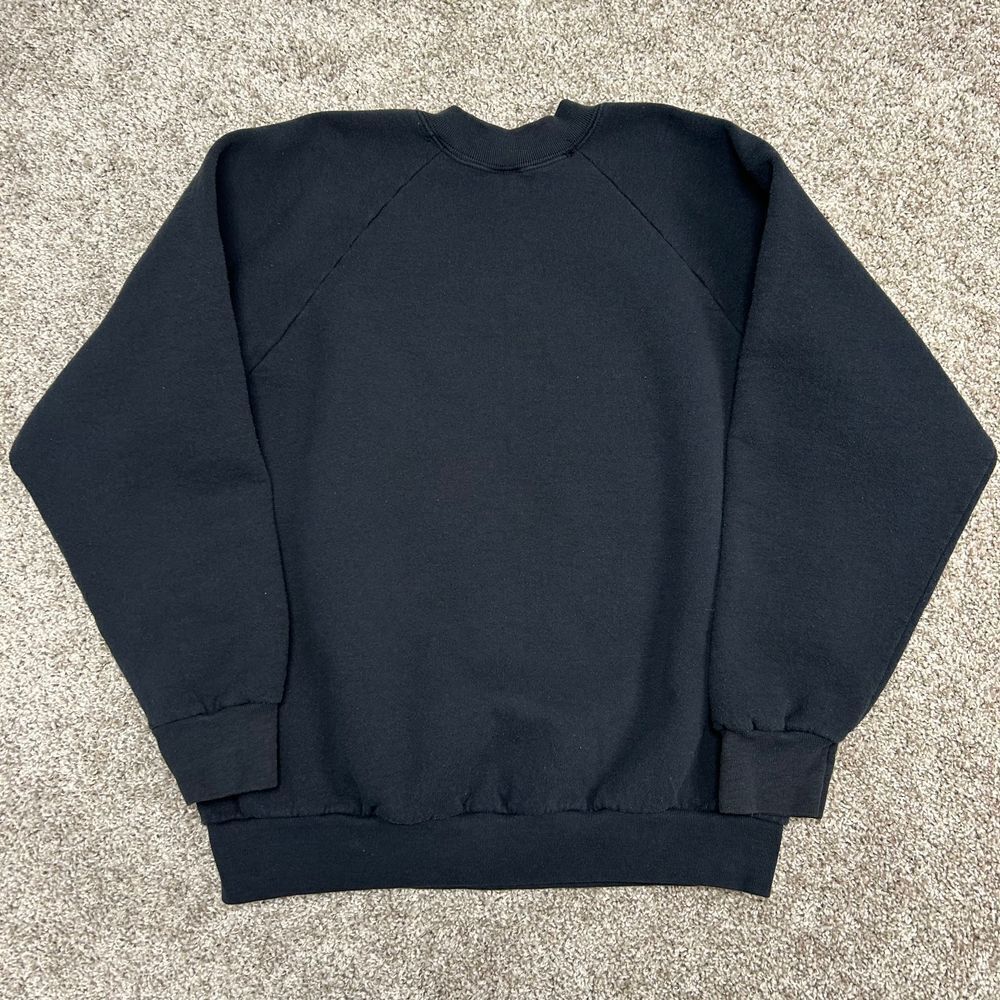 Vintage Red Man Chewing Tobacco Sweatshirt Size Large Made In‎ USA Black (593) - Picture 7 of 7